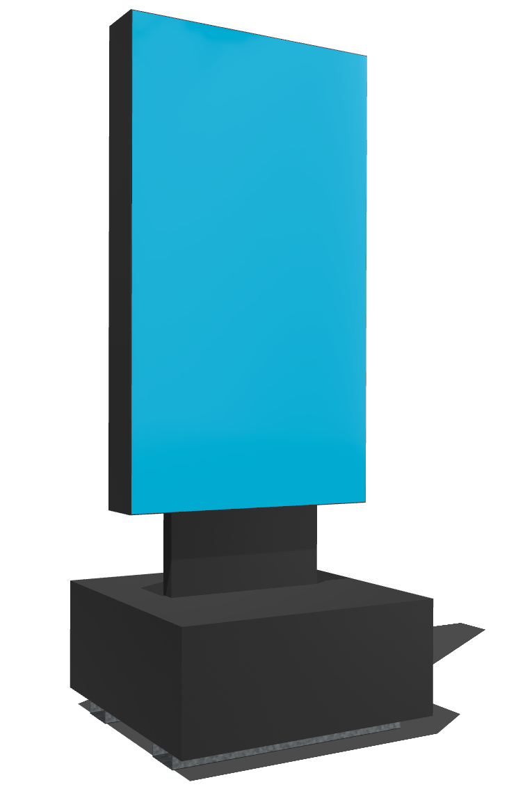 LED Werbestele